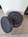 Eleiko 4 x 15kg XF Bumper Plate 