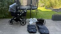 Bugaboo Buffalo + Alu / Svart - Gråmelerad