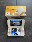 New Nintendo 2DS XL Vit/Orange Komplett