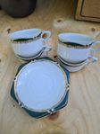 Antika Kaffekoppar m fat