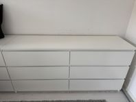3x Malmbyrå 6lådor