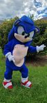 Sonic Cosplay Costume - Sonic maskeraddräkt