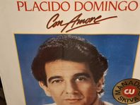 LP Placido Domingo - Con Amore -Inplastad - NY