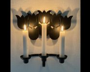 Väggljusstake - tulpaner - Landstingets Verkstäder