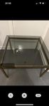 Guld mässing tjockt Glas bord 