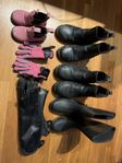 ridskor ridvantar shortchaps barn