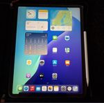 iPad PRO 12,9 tum 3 gen med Applepenna