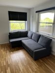 Mot avhämtning Hörnbäddsoffa (IKEA) Hyllie mörkgrå