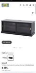 Ikea Malsjö tv-bänk 