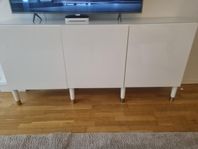 IKEA Bestå vit högglans tv bänk skåp ben från Pretty pe