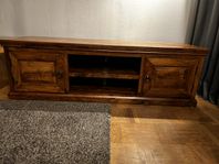 Tv bänk, mörk brun