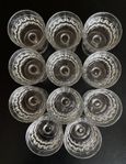 11 glas på fot - sherryglas / likörglas
