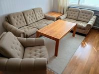 Soffgrupp 3:a 2:a 1:a soffbord & två hörnbord