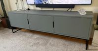 Tenzo Lipp 3D TV-bänk mediabänk misty green