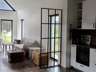 Rumsavdelare 90x220 svart stål