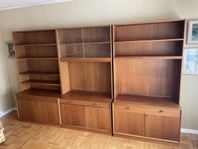 Bokhylla/Bokhyllor i valnöt 