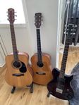 Washburn, Levin, Ibanez Gitarrer.