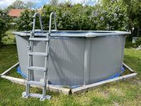 Bestway stålväggspool Ø3,66m - 1,22m djup