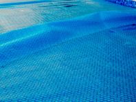 Solfolie Poolöverdrag för värmebesparing 4x8m