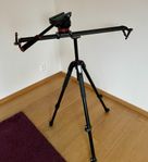 Manfrotto stativ, tripod, slider, kit, foto, video