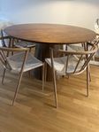 Matbord 130cm valnöt