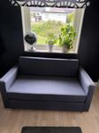 Soffa med bäddmadrass 