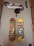 Skateboards Junkyard hjälm Sparkcykel