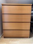 MALM byrå 4 lådor (2 st)