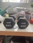Hantlar / Dumbells 8 kg 2X