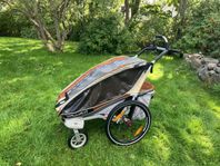Chariot vagn med ski, bike och joggingkit