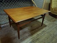 Retro soffbord i teak, design 60-tal