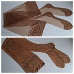 Nylonstrumpor 1 par, Silkesstrumpor 1 par Vintage