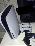 PS5 Disc Edition + två kontroll