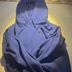 Blå nike hoodie