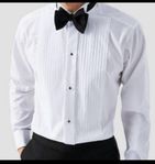 Smokingskjorta Tuxedo skjorta S Herrskjorta