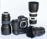 Canon EOS 5D mk III och objektiv