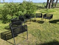 utemöbler, 6 stolar