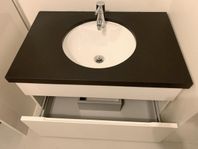 Kommod / tvättställ / handfat 80cm med blandare
