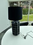 Bubbels lampfot black marble 