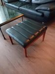 Pall i galon och teak, retro 1970-tal 