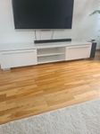 Tv-bänk vit