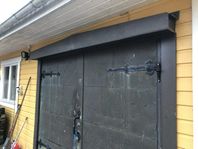 Koppar garage dörr port