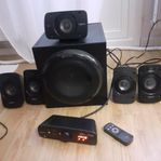 Logitech Z906   -5.1-ljudsystem i 1000 W  hemmabiokvalite