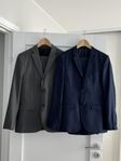 Kostym H&M blå 46, grå 48 + skjortor stl S H&M och Filippa