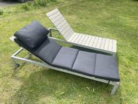 Solsäng med dyna