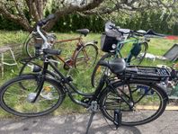 Elcykel + vanliga cyklar säljes pga flytt – passa på!