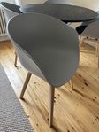 4st HAY About a Chair AAC22 grå/ek