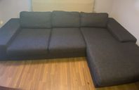 Soffa med divan