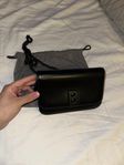Balenciaga B. Leather Wallet Chain Bag