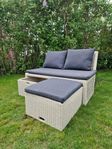 Loungesoffa i konstrotting